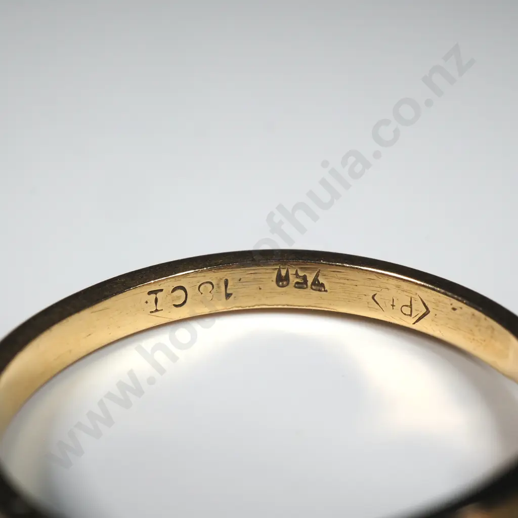 18ct Gold .45 Carat Diamond Solitaire Coronet Ring w Valuation $4,990.00 Image 1++