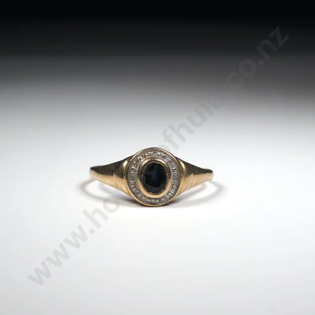 9ct Gold Gemstone Ring Image 1++