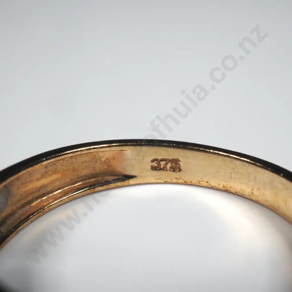 Diamond Band Ring in 9ct Gold Image 1++