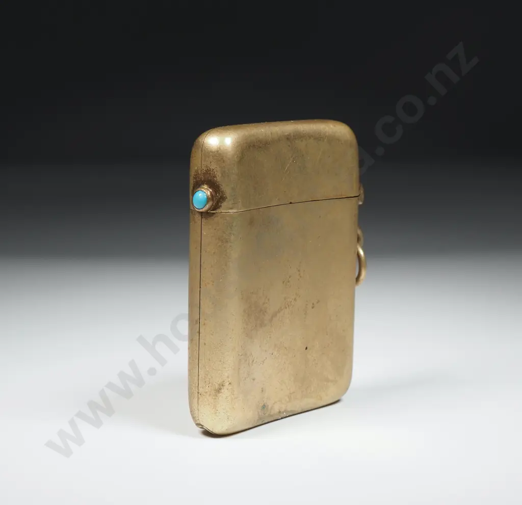 Antique 18ct Rolled Gold Vesta Case Image 1++