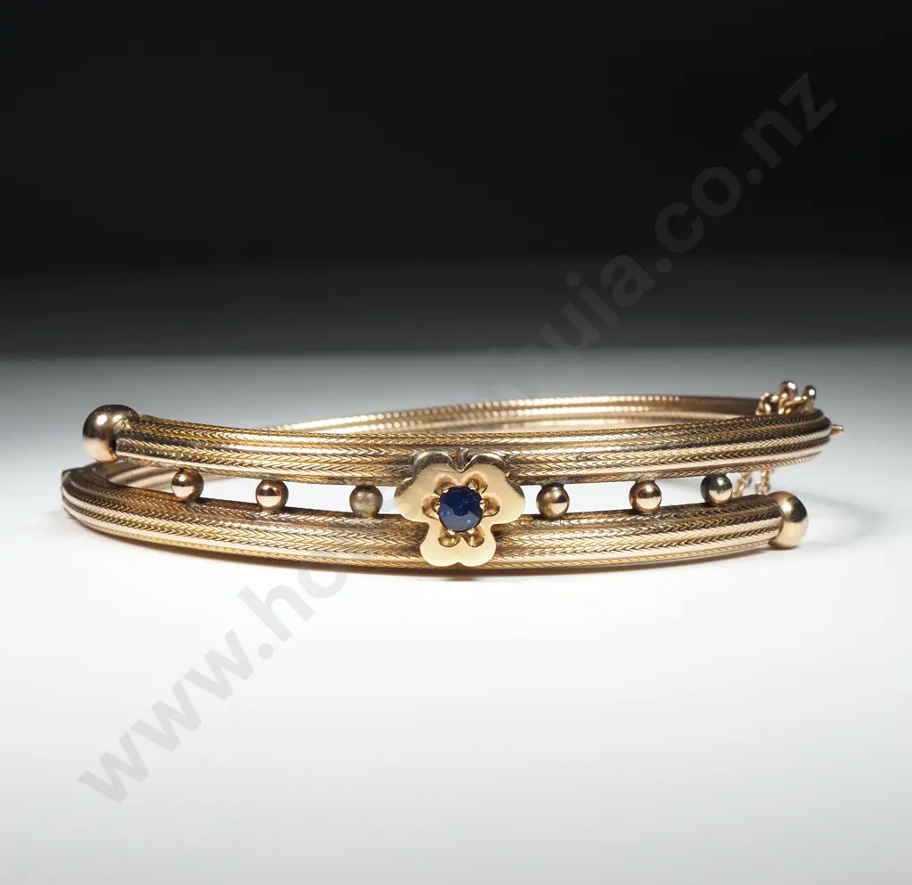 Vintage 9ct Gold Clover Leaf Bracelet Image 1++