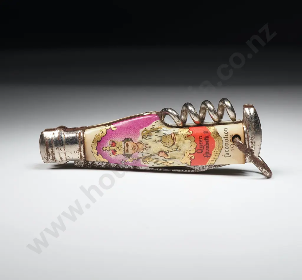 1953/54 Royal Visit Commemorative Pocket Knife Image 1++