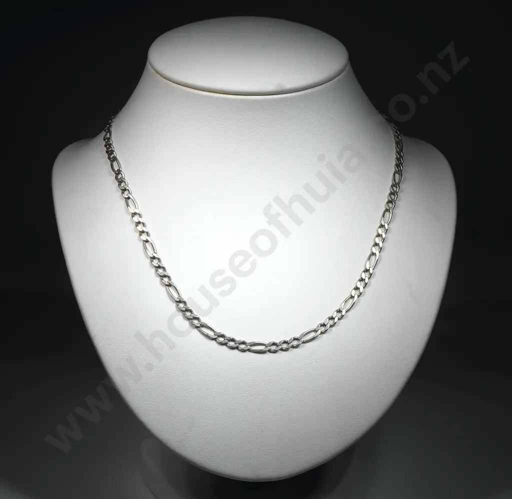 Heavy Sterling Figaro Link Chain Image 1++