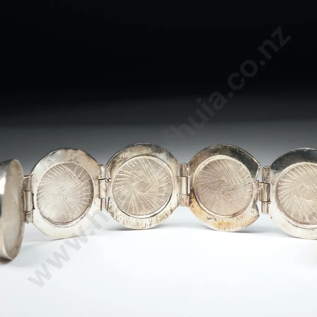 Sterling Silver Round Ball Sphere Six Photo Hinged Locket Pendent (A/F) Image 1++