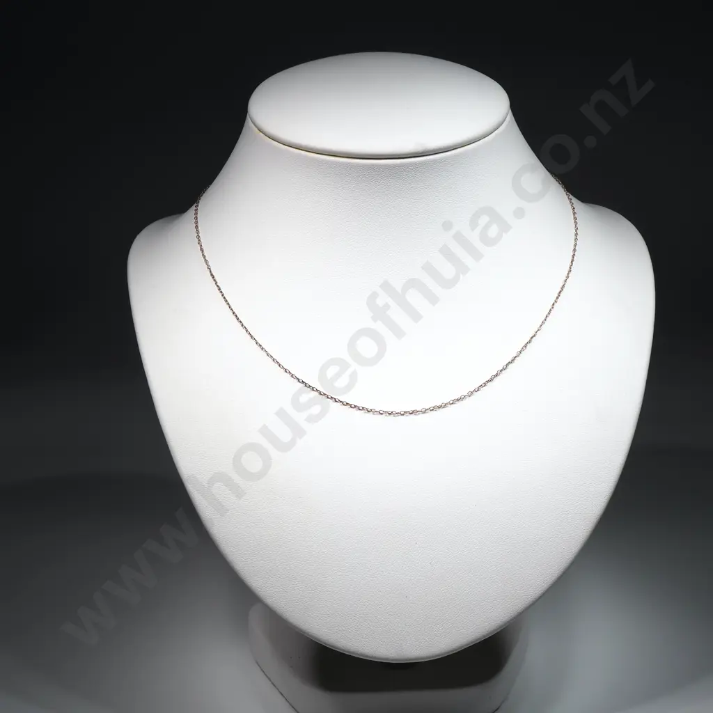 Sterling Silve`Fine Trace Link  Chain Image 1++