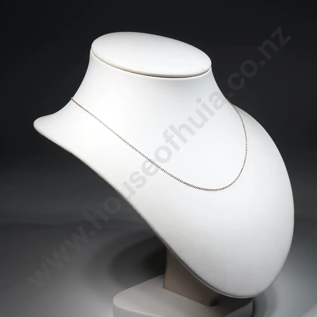 Sterling Silve`Fine Trace Link  Chain Image 1++