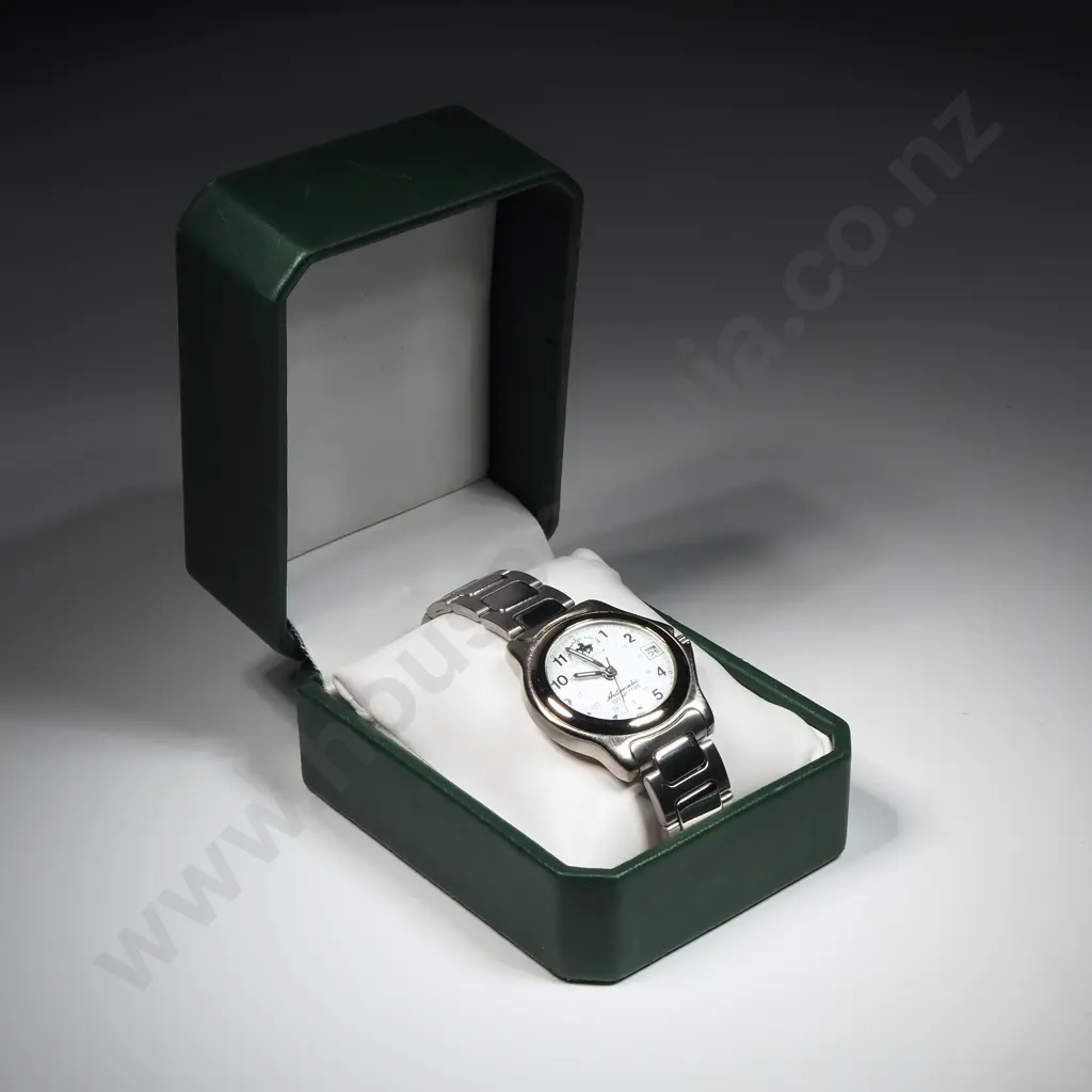 Womens English Talking Watch Designed For The Visually Impaired & Hollywood Polo Country Club Watch In Box Image 1++