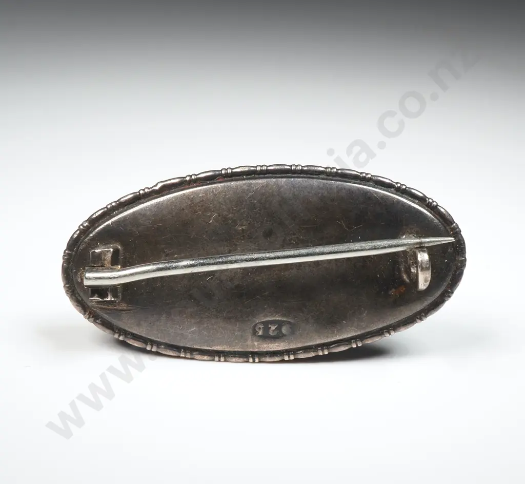 Sterling Silver Butterfly Wing Brooch Image 1++