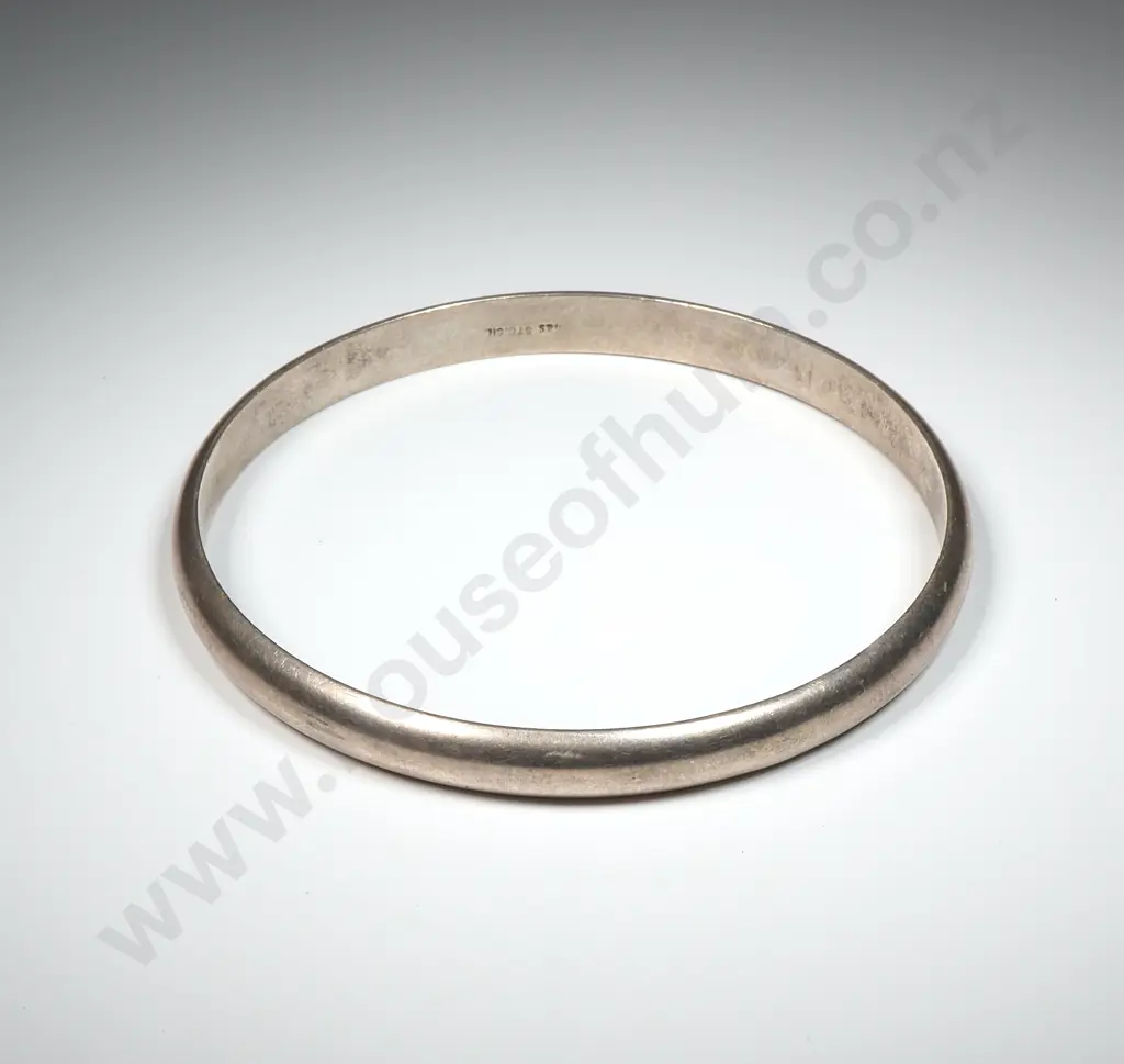 Chunky Sterling Silver Bracelet Image 1++