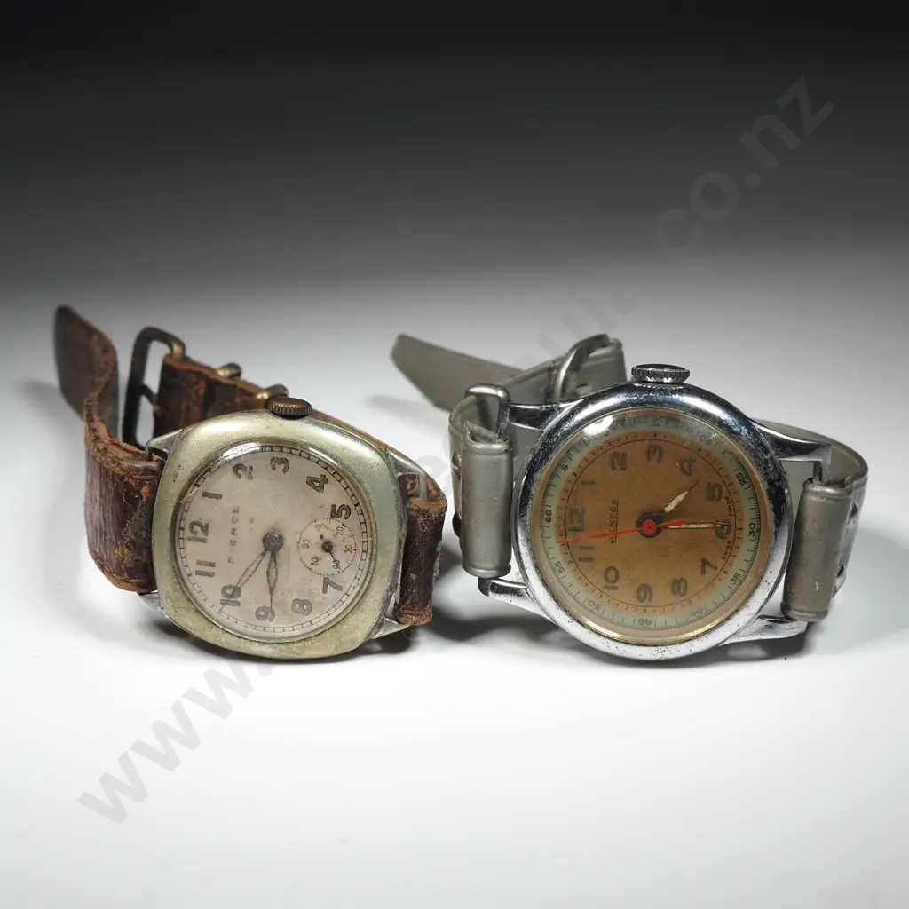 Two Vintage Wristwatches - Mentor & Pierce  Image 1++
