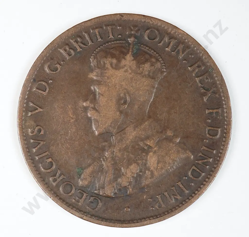 Australia 1915 'H' Halfpenny, Fine Image 1++