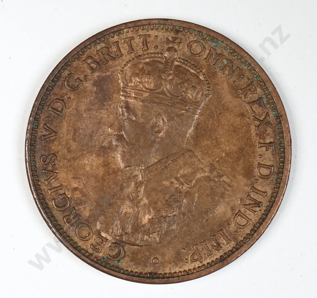 Australia 1916 'I' Halfpenny – Extremely Fine Image 1++