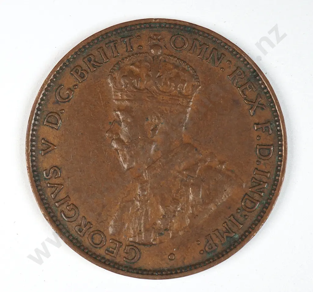 Australia 1924 Halfpenny, Very Fine Image 1++