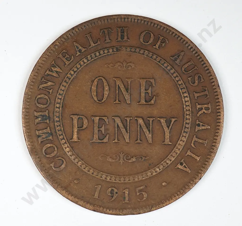 Australia 1915 One Penny, Fine Image 1++