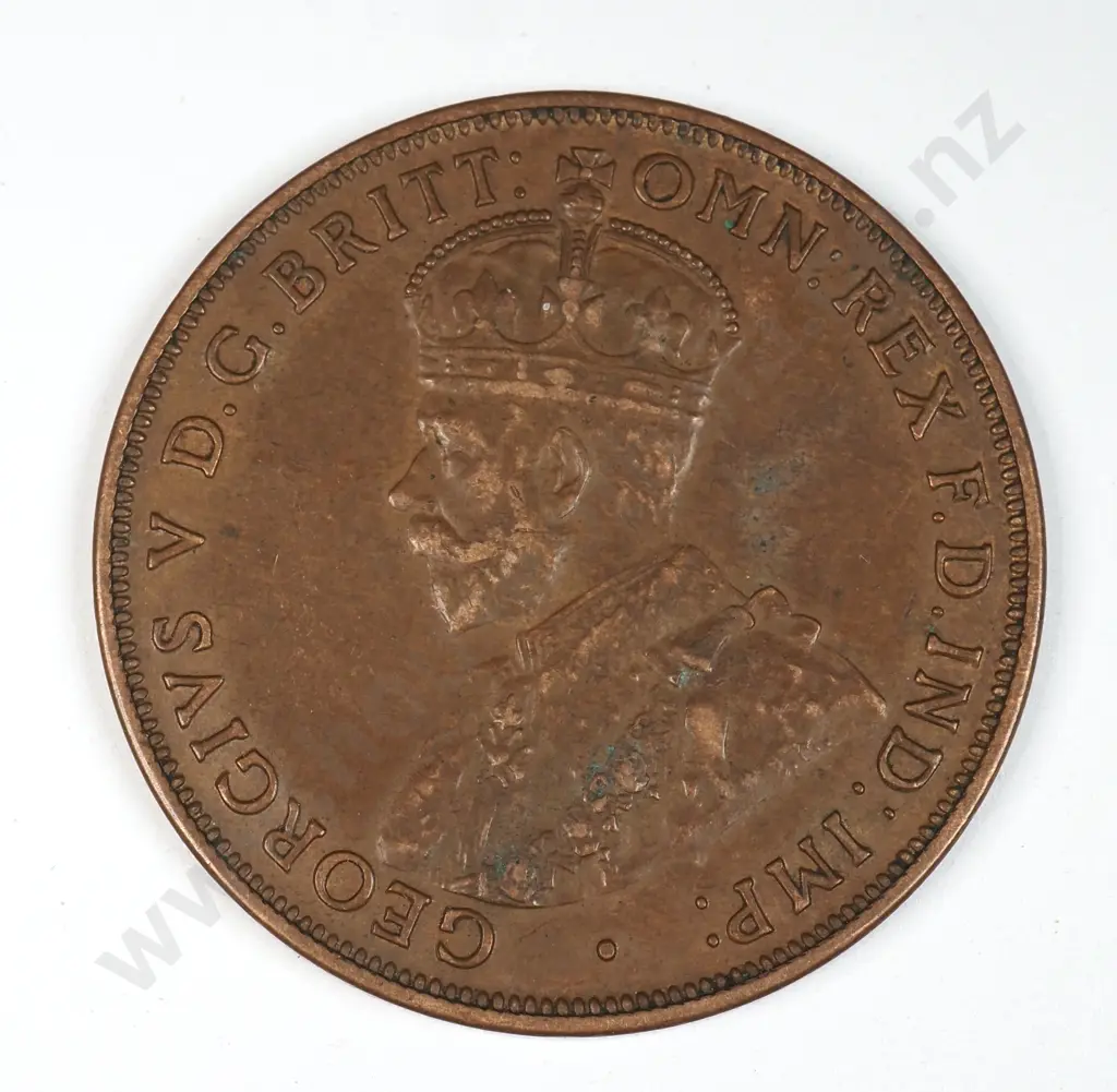 Australia 1918 'I' One Penny, Very Fine Image 1++