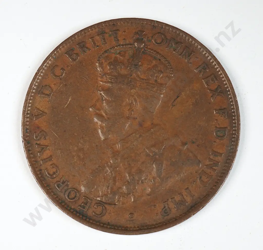 Australia 1925 One Penny, Fine Image 1++