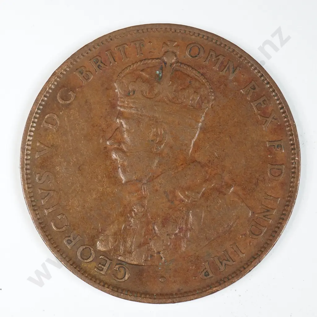Australia 1925 One Penny, Fine Image 1++