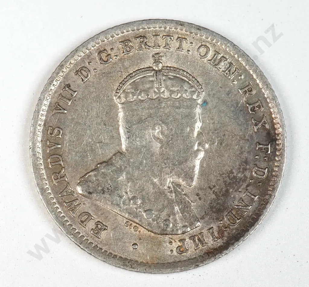 Australia 1910 Sixpence, Very Fine Image 1++