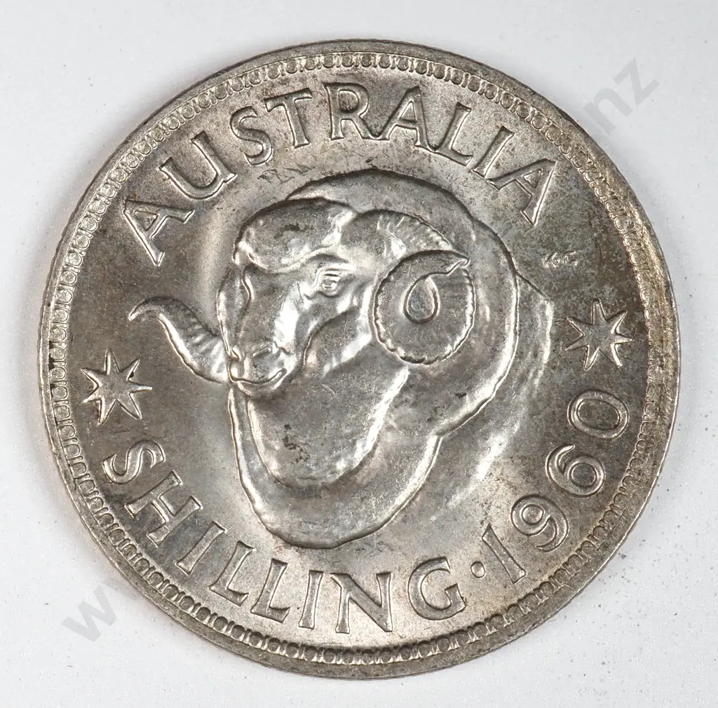 Australia 1960 Shilling, Uncirculated Image 1++
