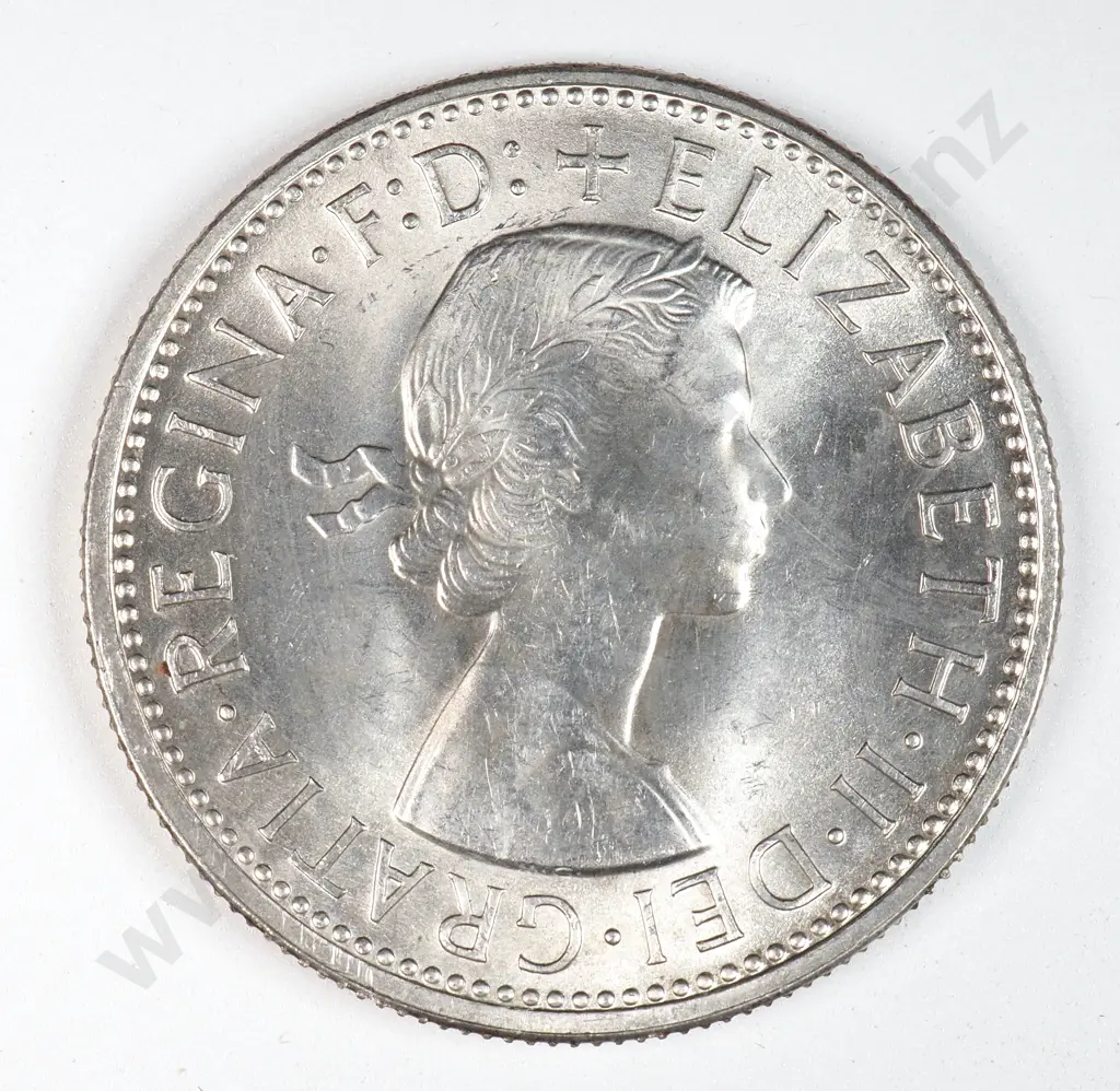 Australia 1954 Royal Visit Florin, Uncirculated Image 1++