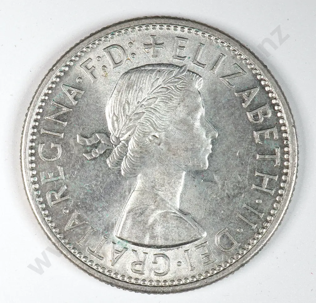 Australia 1956 Florin, Almost Uncirculated Image 1++
