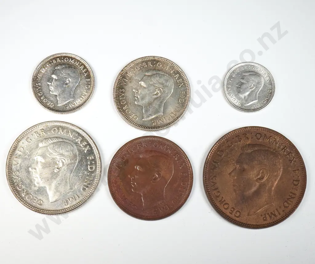 Australia 1938 Six Coin Set – Uncirculated Image 1++