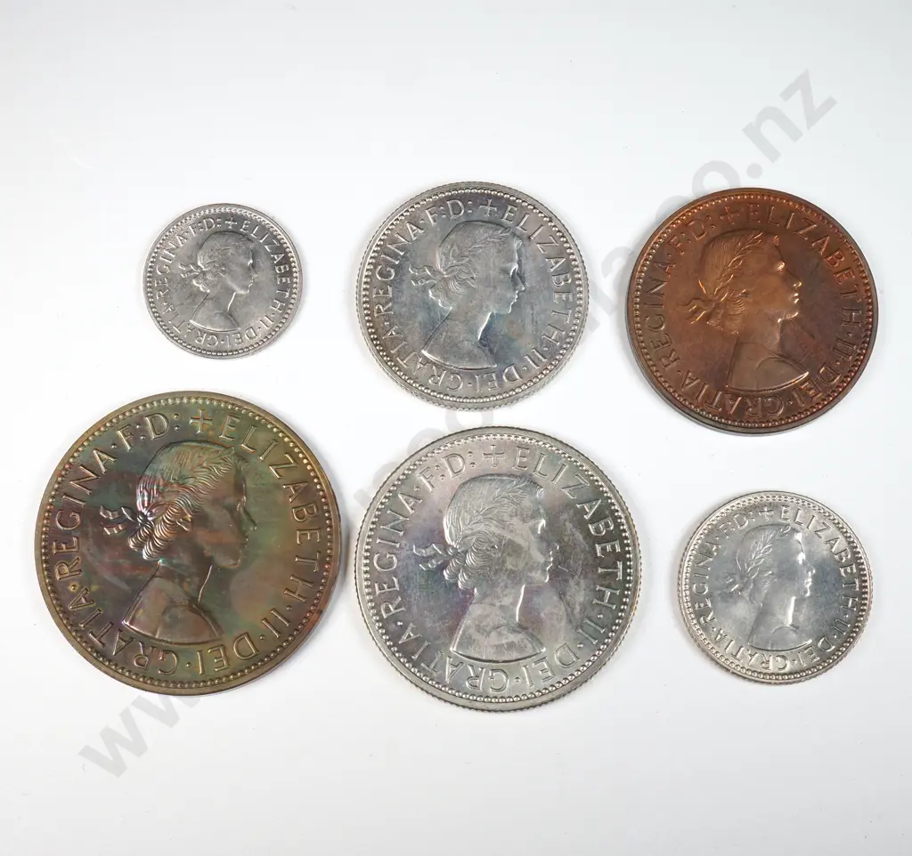 Australia 1959 Six Coin Set – Uncirculated Image 1++
