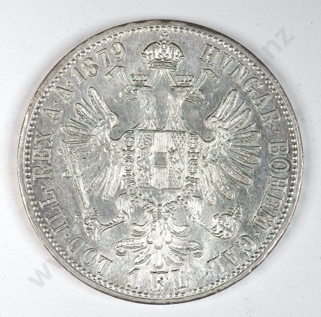 Austria 1879 Florin, Uncirculated Image 1++