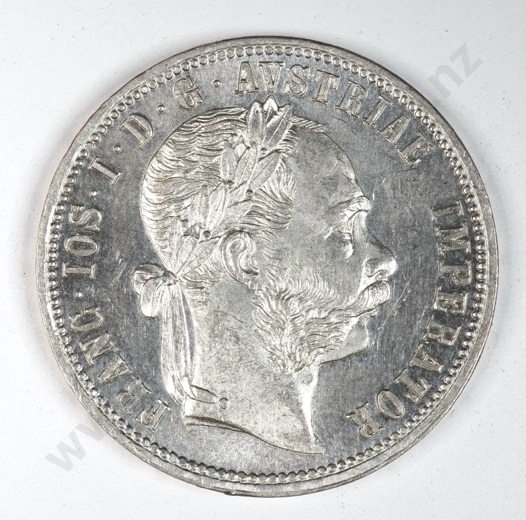 Austria 1879 Florin, Uncirculated Image 1++