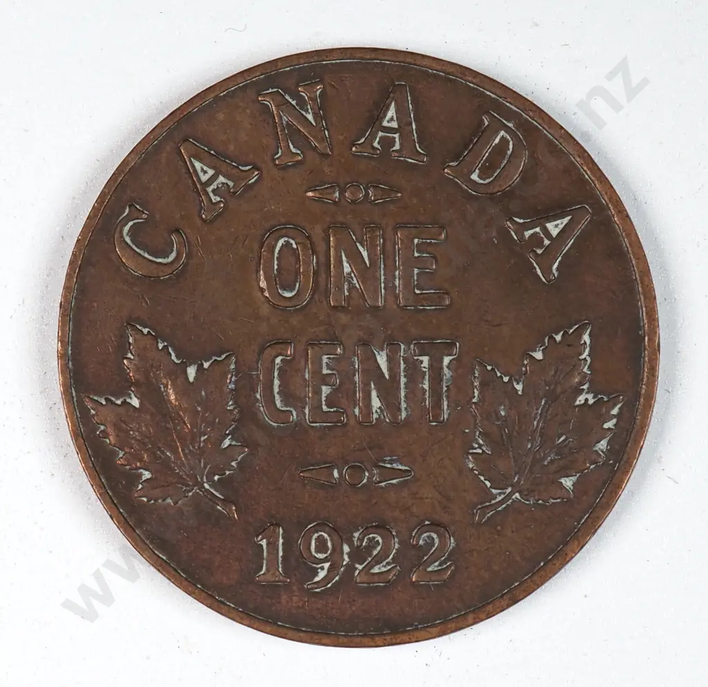 Canada 1922 One Cent, Very Fine Image 1++