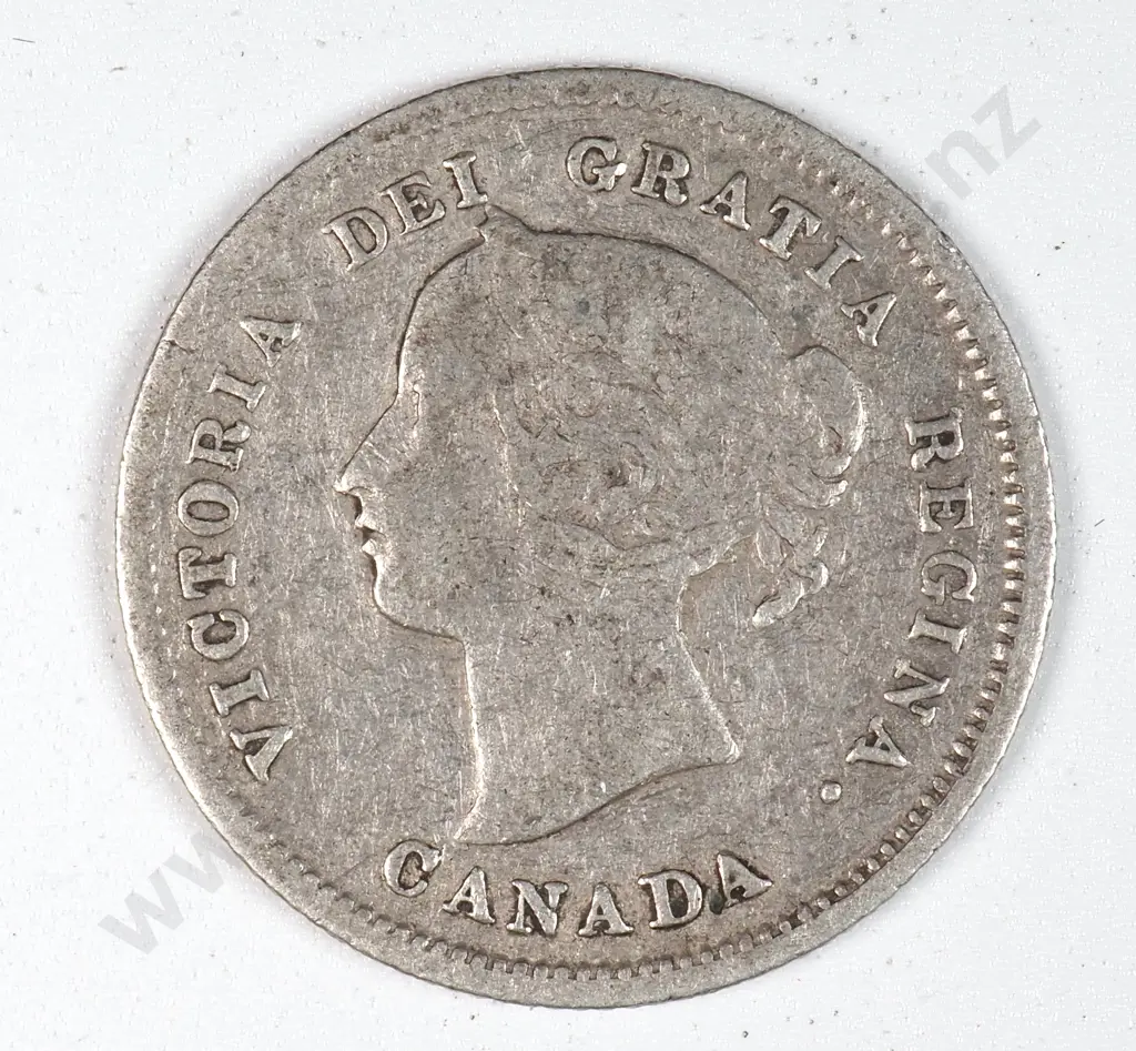 Canada 1872 'H' Five Cents, Fine Image 1++