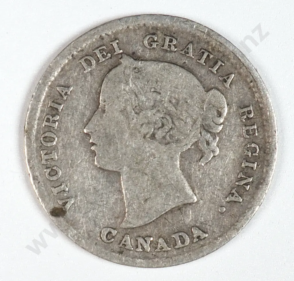 Canada 1894 Five Cents, Very Good Image 1++