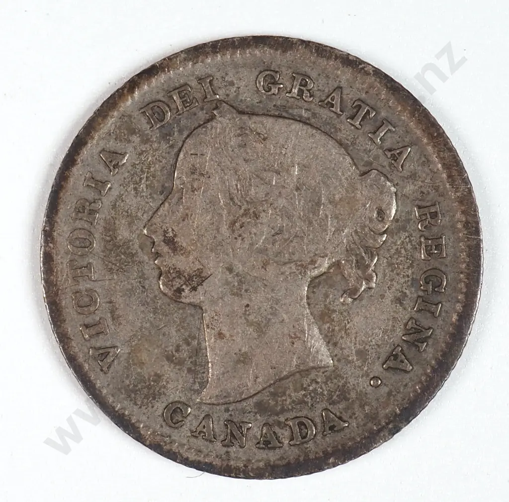 Canada 1898 Five Cents, Fine Image 1++