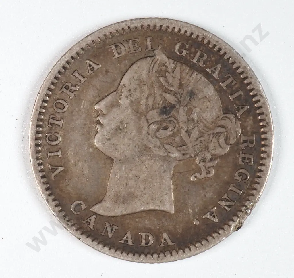 Canada 1893 Ten Cents, Fine Image 1++