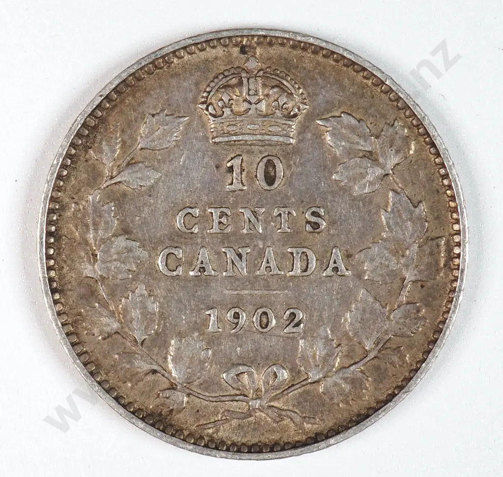 Canada 1902 Ten Cents, Very Fine Image 1++