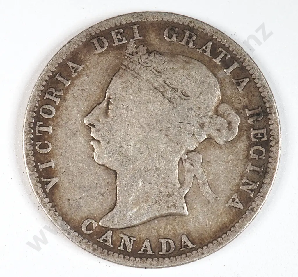 Canada 1891 Twenty Five Cents, Very Good Image 1++