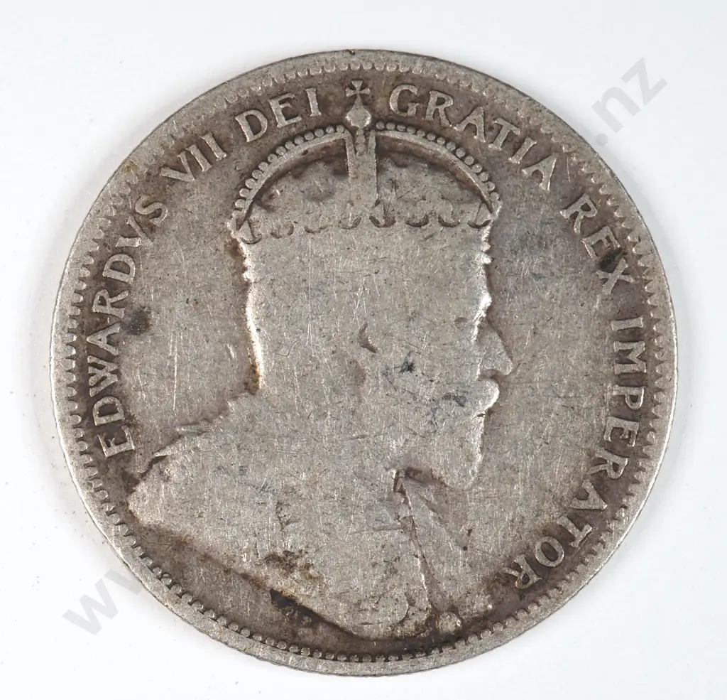 Canada 1907 Twenty Five Cents, Fine Image 1++
