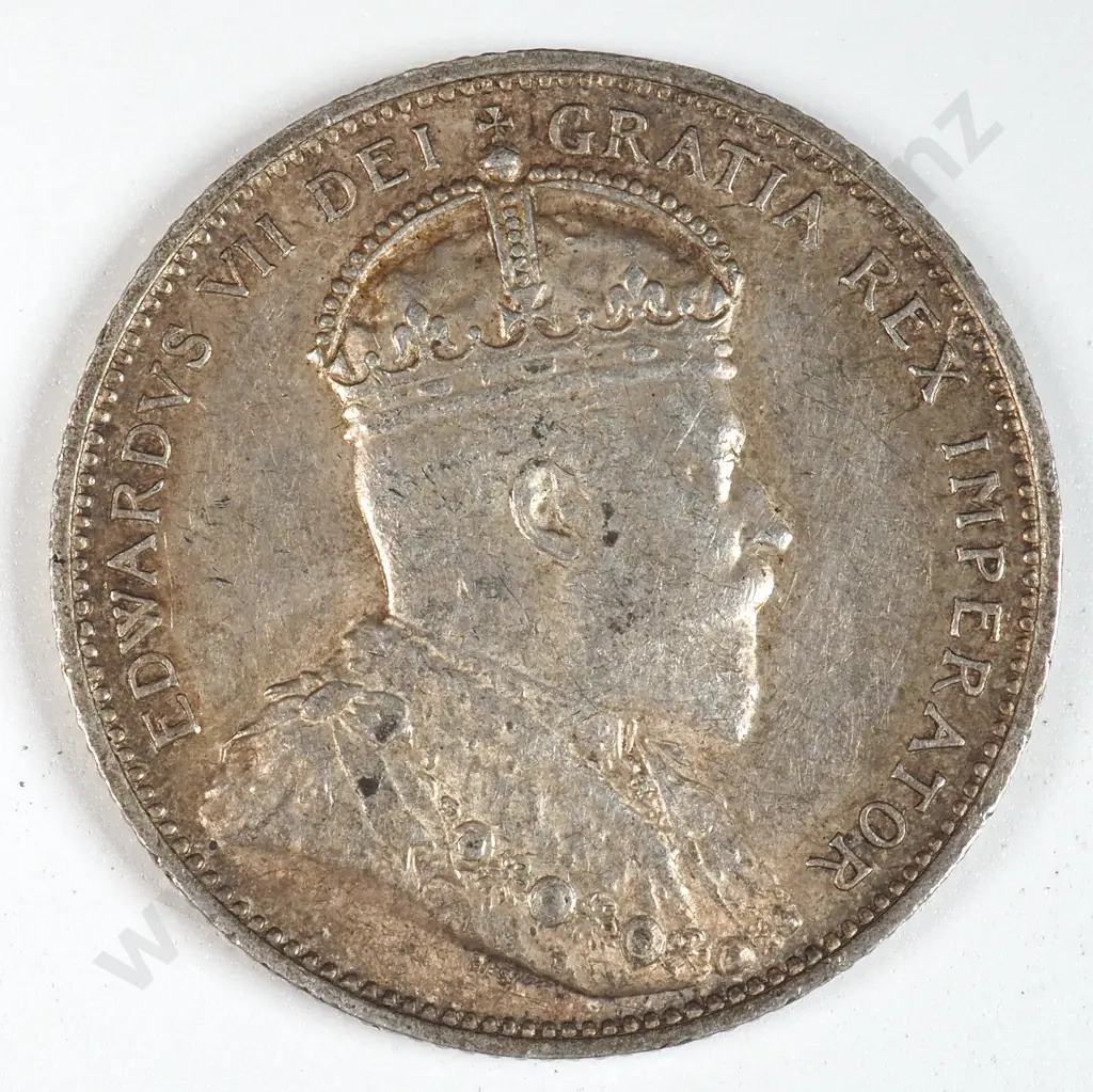 Canada 1910 Twenty Five Cents, Extremely Fine Image 1++