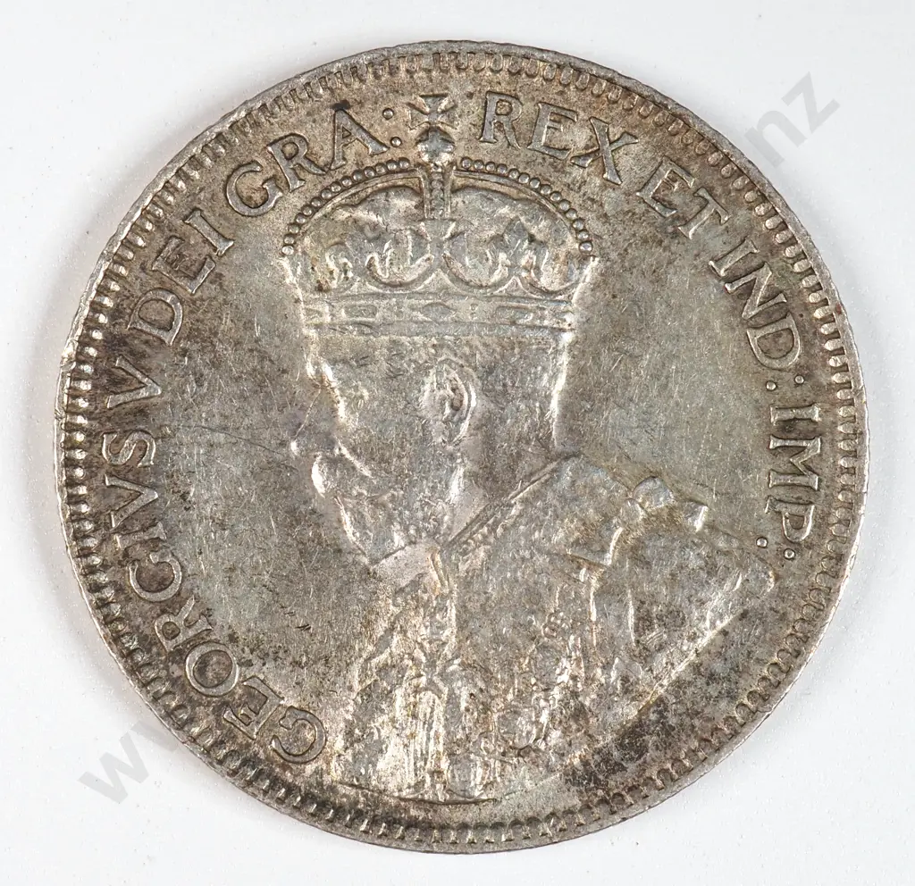 Canada 1917 Twenty Five Cents, Extremely Fine Image 1++