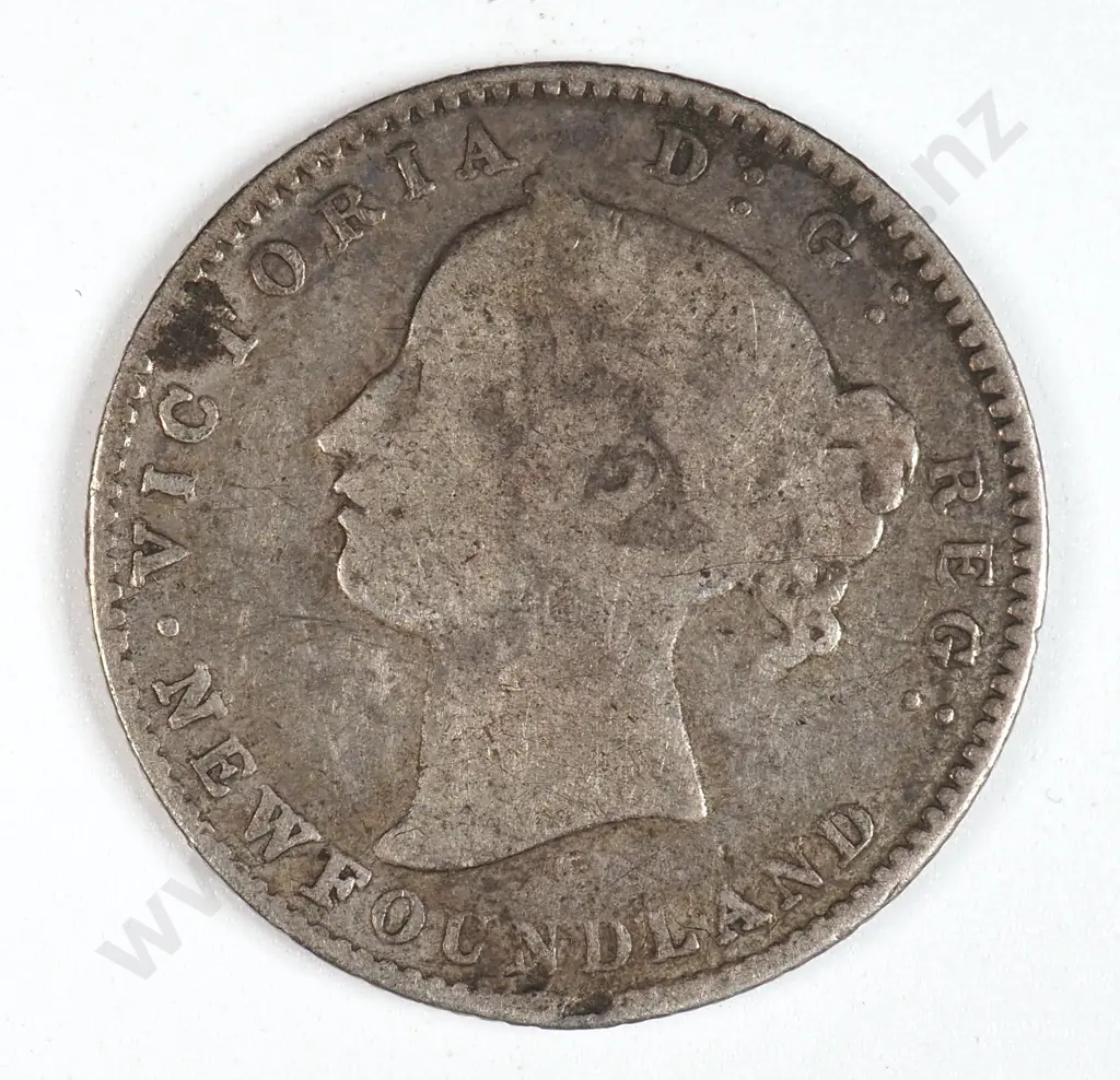 Canada 1872 Newfoundland Ten Cents, Fine Image 1++