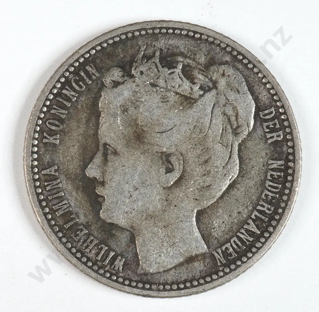 Curacao 1900 Quarter Gulden, Fine Image 1++
