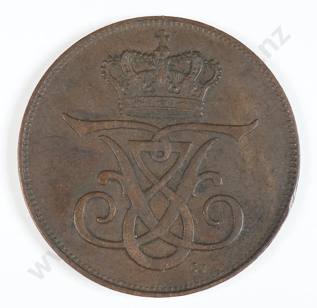 Denmark 1912 Five Ore, Very Fine Image 1++