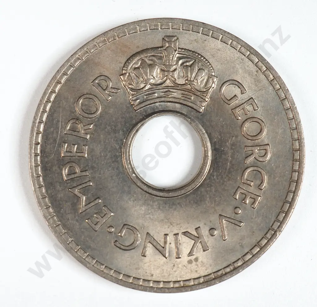 Fiji 1935 One Penny, Uncirculated Image 1++