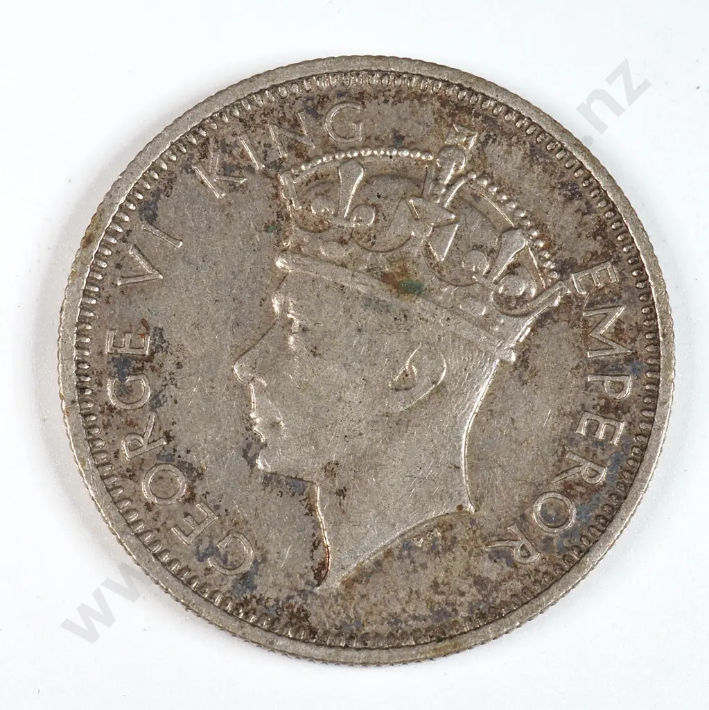 Fiji 1937 Shilling, Extremely Fine Image 1++