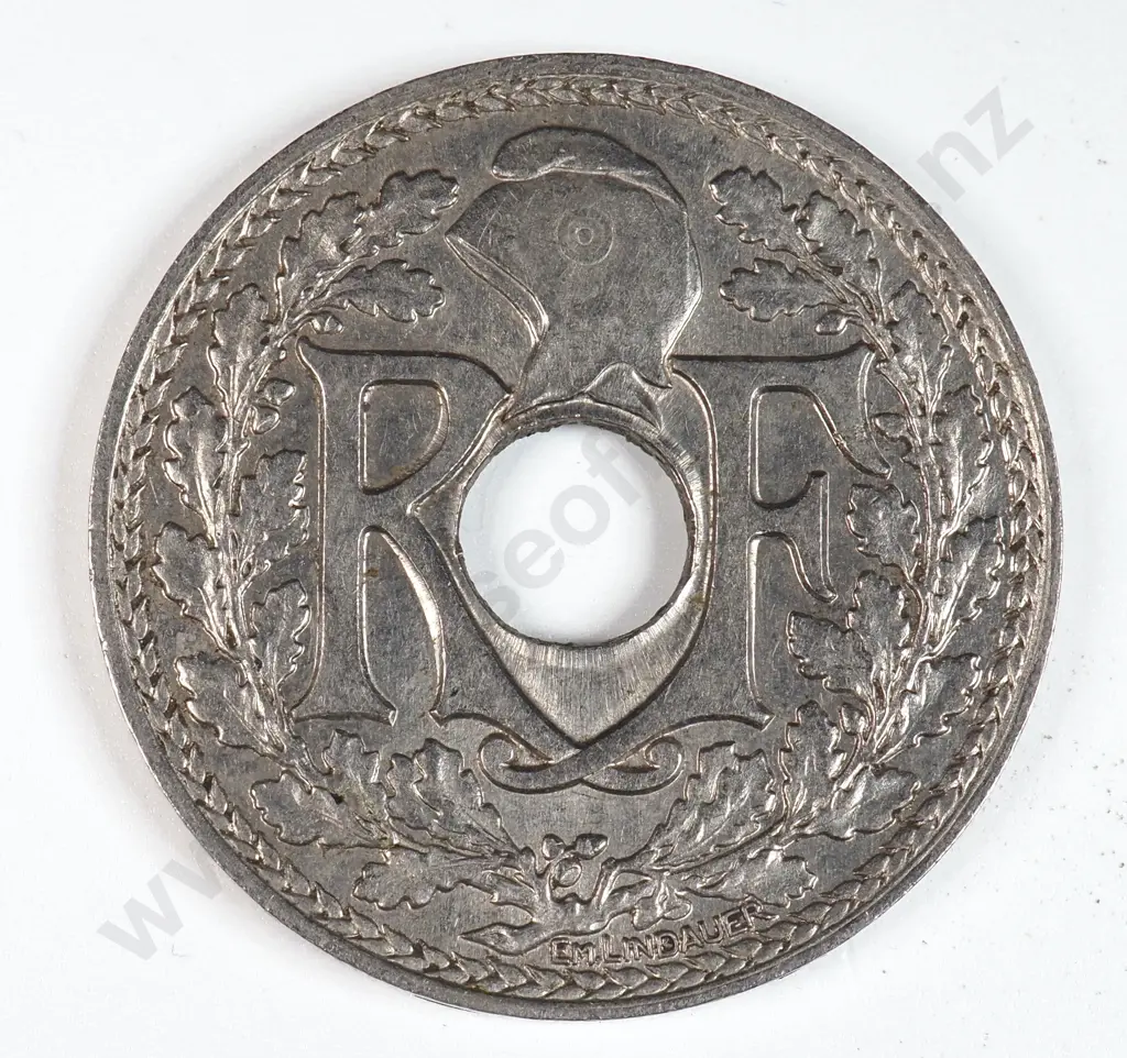 France 1916 Twenty Five Centimes, Extremely Fine Image 1++