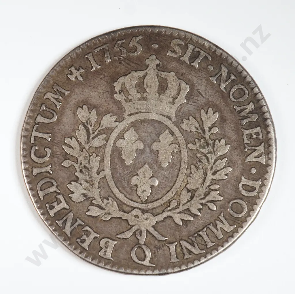 France 1755 Ecu, Fine Image 1++