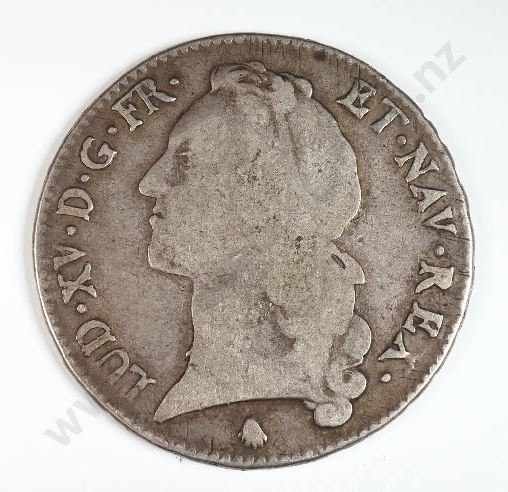France 1755 Ecu, Fine Image 1++