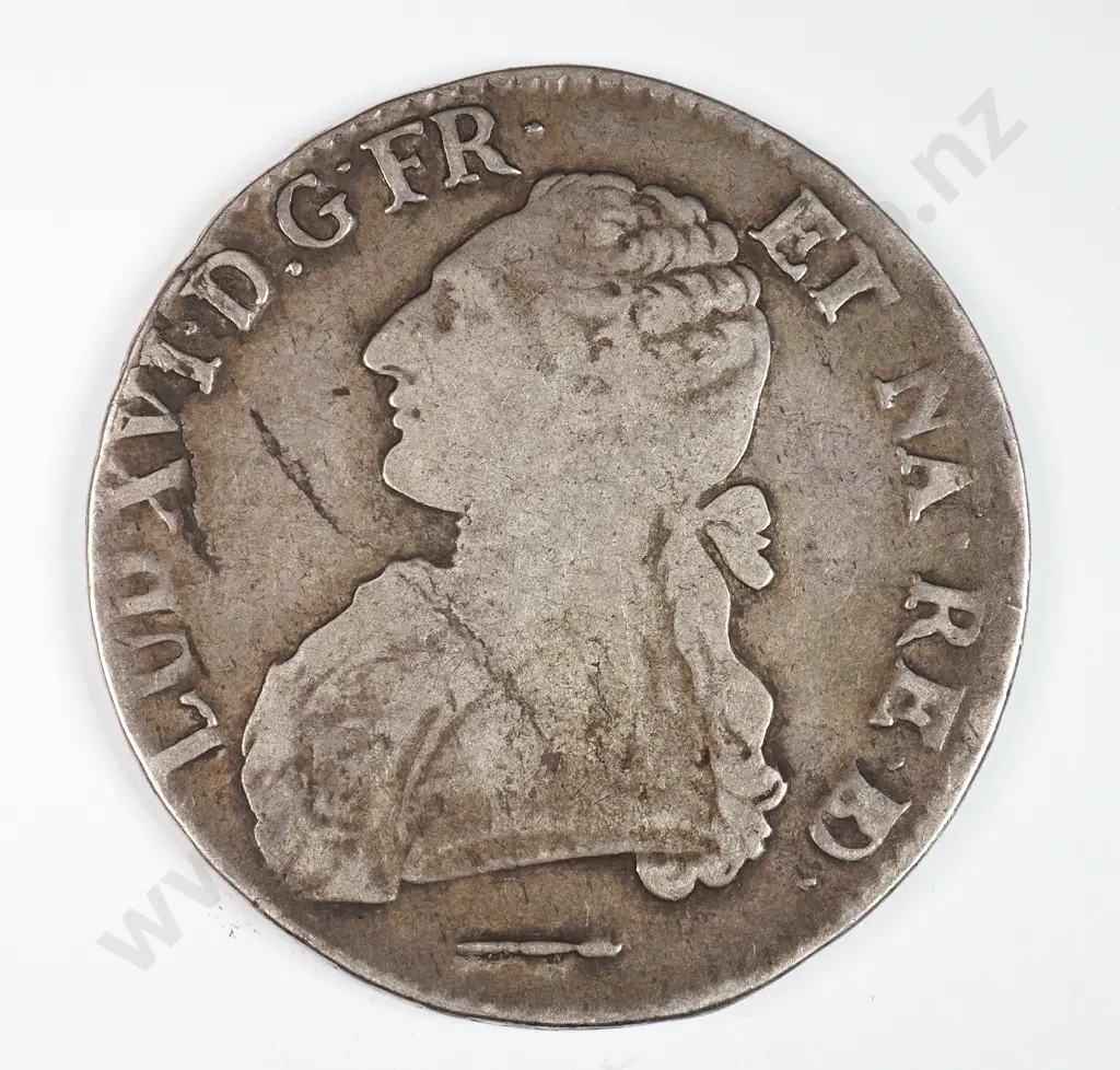 France 1784 Ecu, Almost Fine Image 1++