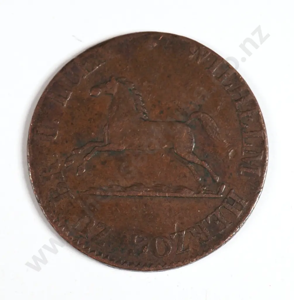 Germany Brunswick-wolfenbuttel 1832 One Pfennig, Very Fine Image 1++
