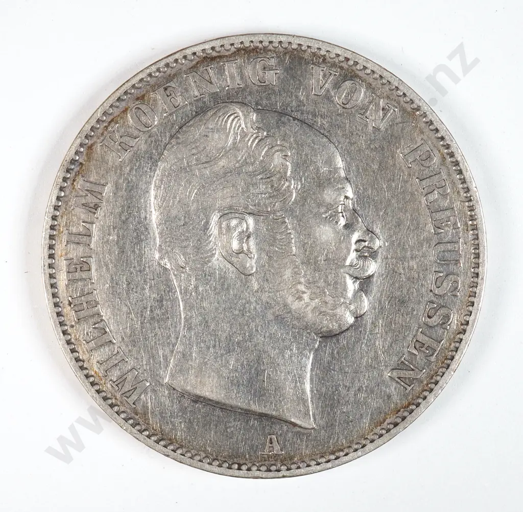 Germany Prussia 1861 'A' Thaler Very Fine Image 1++